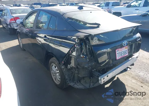 2016 Toyota Prius Two from USA, damaged, VIN JTDKBRFU3G3512863